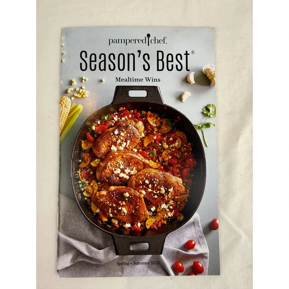 Pampered Chef Season's Best Recipe Booklets Lot of 5 Cookbooks‎ 2011-2020 Mixed